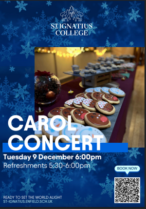 Carol concert poster