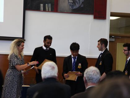 Sixth Form prize giving 2022